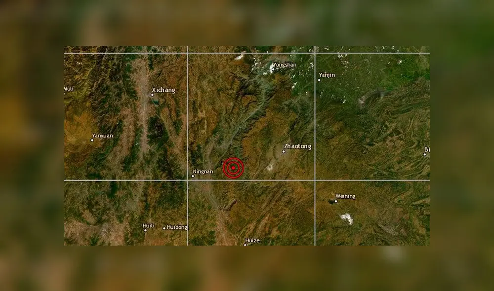 Terremoto en Yunnan deja 4 muertos y 20 heridos. Foto: Twitter