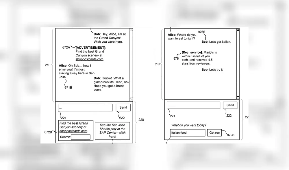 La patente de Facebook. | Foto:USPTO