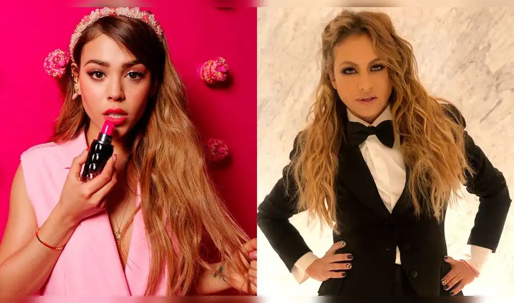 Danna Paola cantan canción de Paulina Rubio. Foto: Instagram