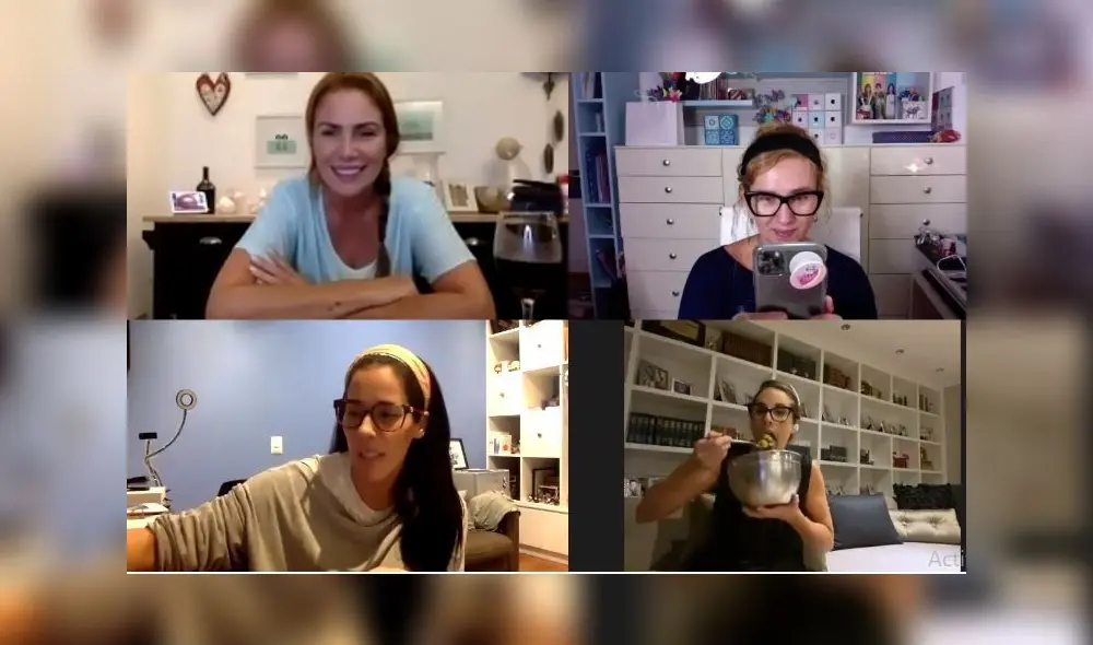 Rebeca Escribens comete infidencia sobre Katia Condos y Almendra Gomelsky durante videollamada