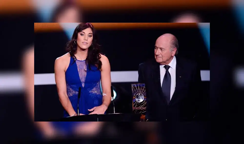 Joseph Blatter respondió a la acusación de acoso sexual por parte de Hope Solo