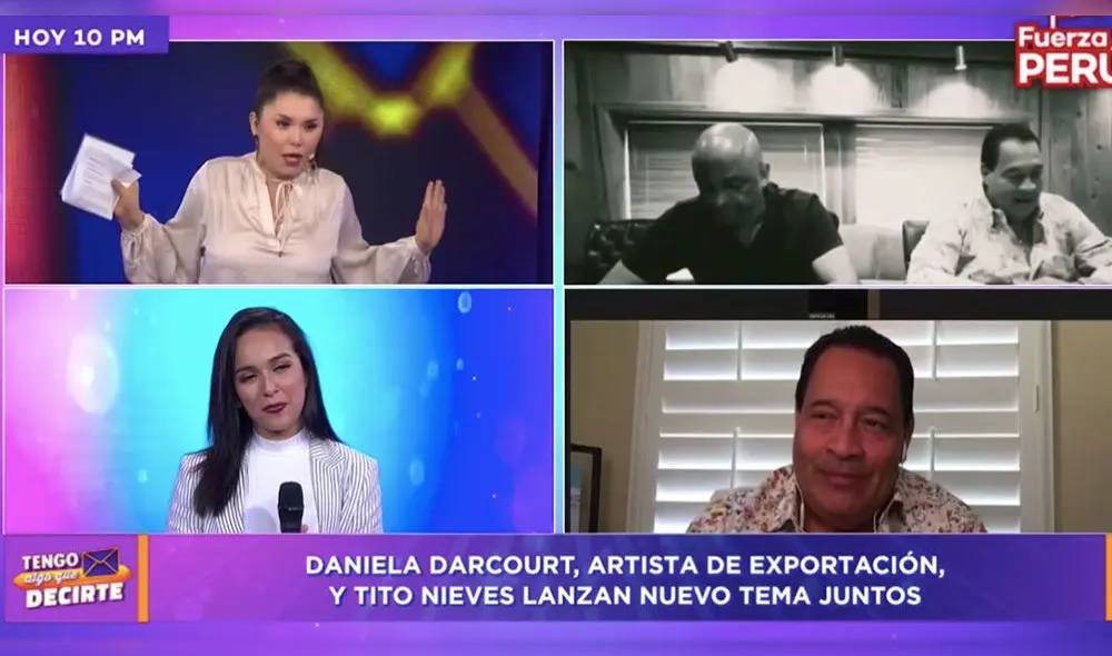 El puertorriqueño denegó la petición de la conductora cuando conversaban durante una videollamada. Foto: captura Latina