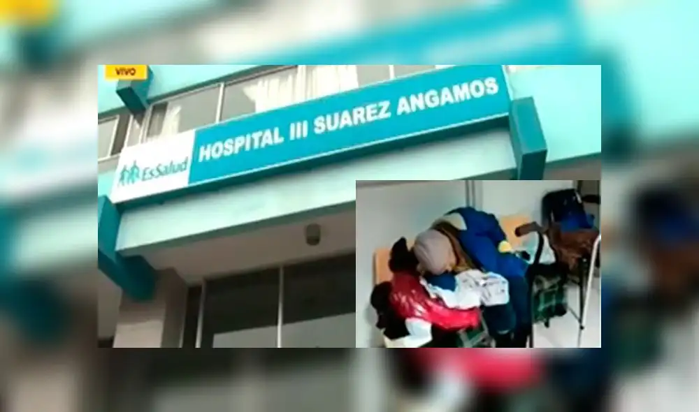 Piden ayuda para anciana que fue abandonada en sala de hospital Suárez Angamos [VIDEO]