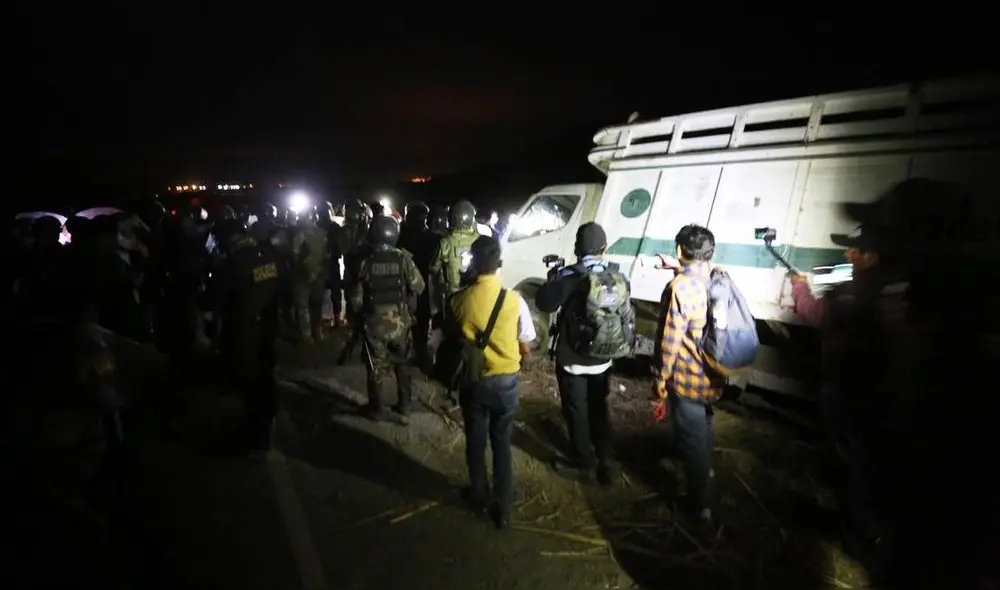 Detención se produjo luego del despiste de un camión en Chucarapi. Detención se produjo luego del despiste de un camión en Chucarapi.