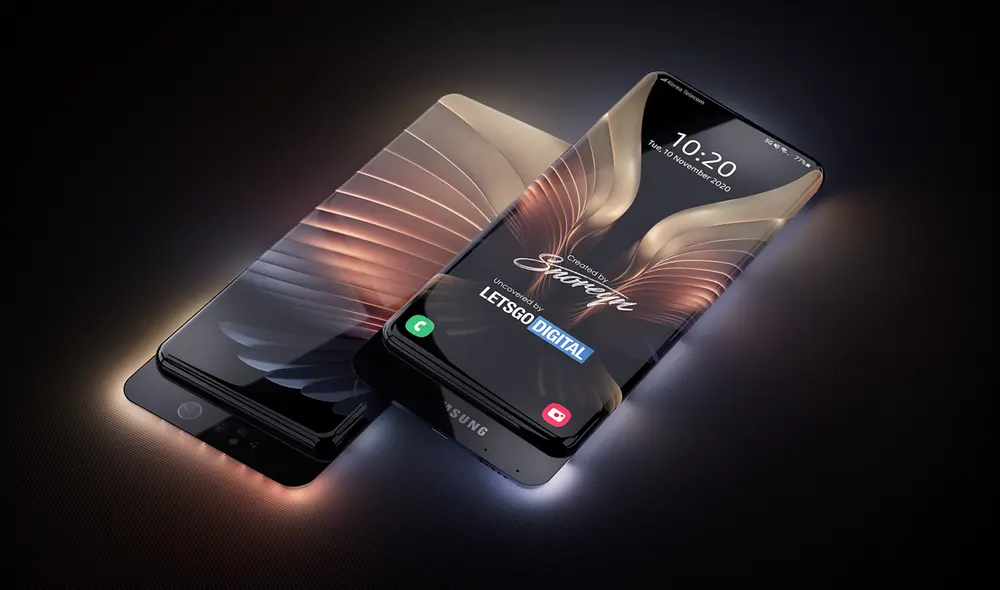 La propuesta de Samsung es un teléfono full pantalla. Foto: LetsGoDigital
