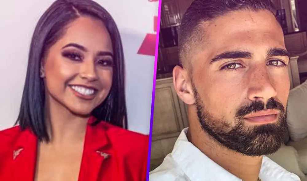 Becky G y Sebastian Lletget se conocieron en el 2016. Foto: Composición.