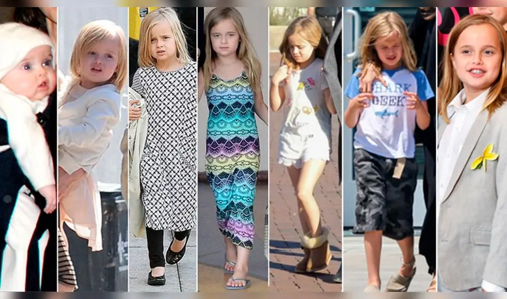 Lluvia de críticas a Angelina Jolie por look masculino de hija menor de Brad Pitt