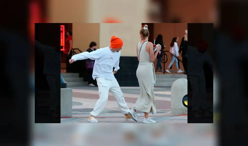 Hailey Baldwin y Justin Bieber captados en violentos juegos [VIDEO]