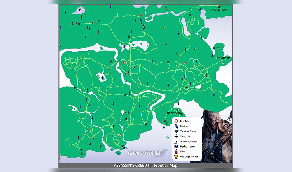 Assassin’s Creed: Todos los mapas comparados en tamaño [FOTOS]