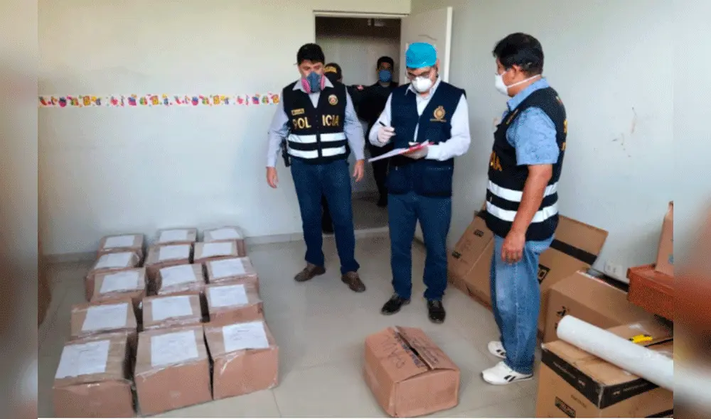 Los fiscales anticorrupción y miembros de la Policía realizaron diligencia en Lambayeque y Lima. Foto: Cortesía. Los fiscales anticorrupción y miembros de la Policía realizaron diligencia en Lambayeque y Lima. Foto: Cortesía.