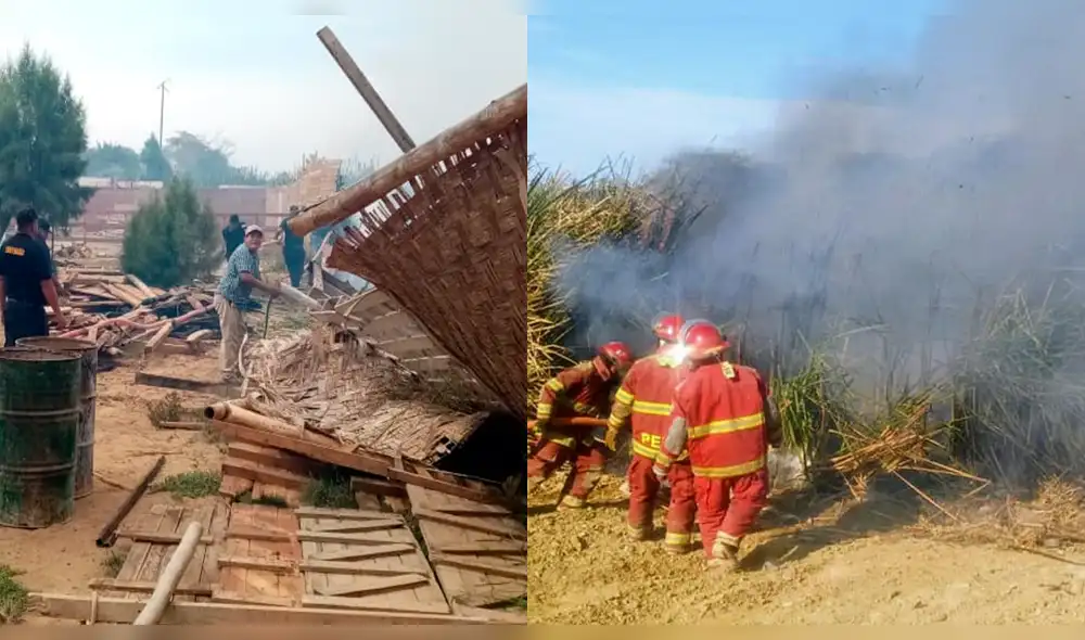 Centro de esparcimiento de la comunidad cristiana “Beraca” resultó afectada tras el incendio.