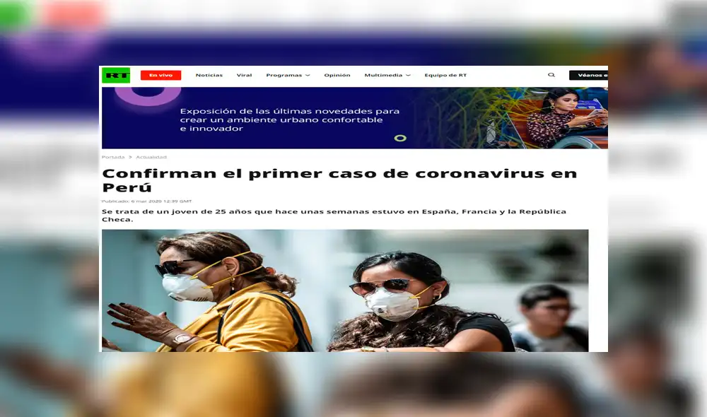 Coronavirus en Perú: así informó la prensa extranjera sobre primer caso de COVID-19 en el país [FOTOS]