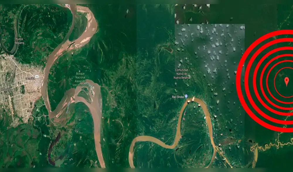 Sismo de 4.5 grados se sintió esta madrugada en Ucayali