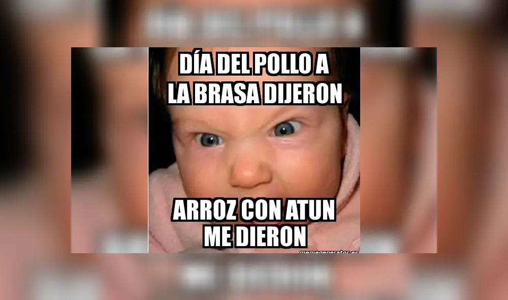 Facebook viral: los mejores memes por el Día del Pollo a la Brasa [FOTOS]