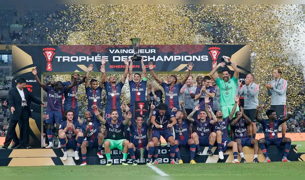 PSG goleó 4-0 al Mónaco y ganó la Supercopa de Francia