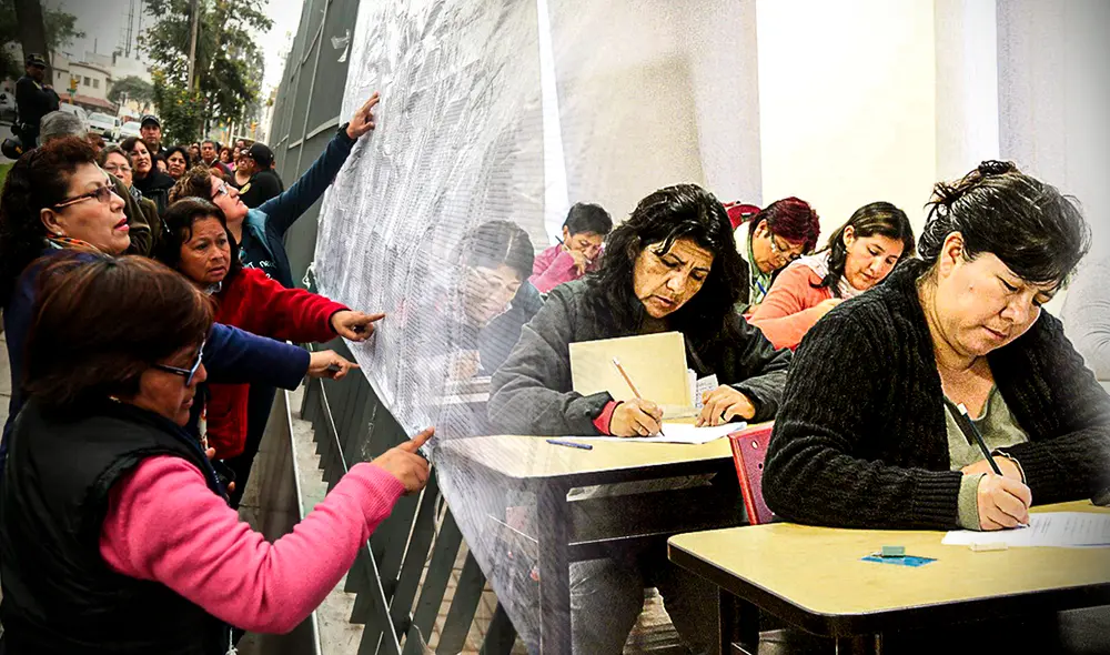 Los maestros que hayan aprobado y alcanzado el puntaje mínimo requerido pasarán a la siguiente fase de la evaluación. Foto: composición de Gerson Cardoso/Andina.