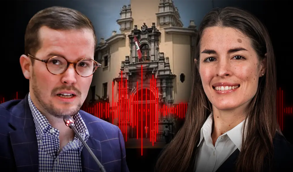 Alejandro Cavero y Alessandra Krauser Foto: composición de Fabrizio Oviedo/La República Alejandro Cavero y Alessandra Krauser Foto: composición de Fabrizio Oviedo/La República