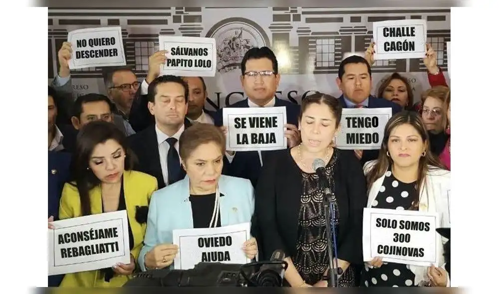 Facebook: Congresistas de Fuerza Popular se convierte en blanco de burlas y divertidos memes