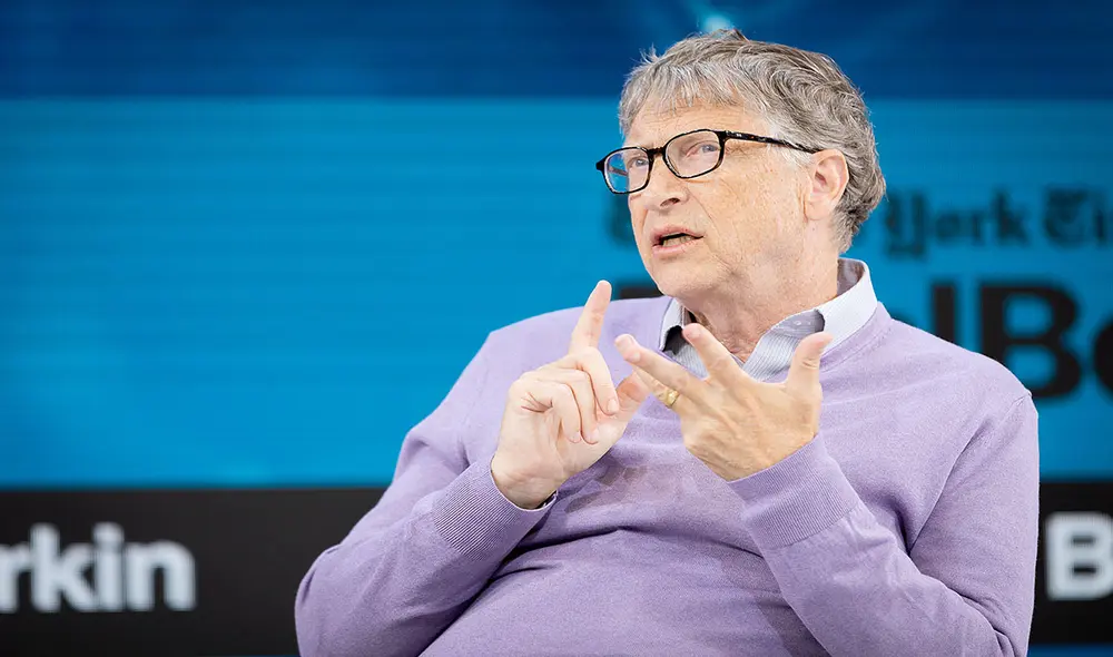 Bill Gates resaltó el cóctel de anticuerpos que fue usado para contribuir a la recuperación de Donald Trump. Foto: AFP