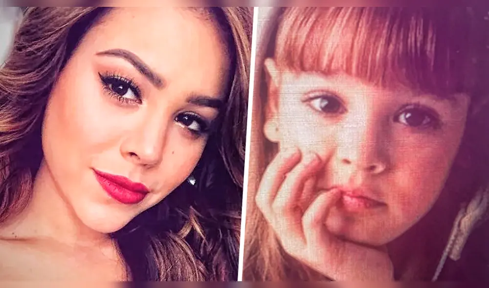 Danna Paola enternece las redes con tiernas fotos de su infancia y revela cómo era su actitud