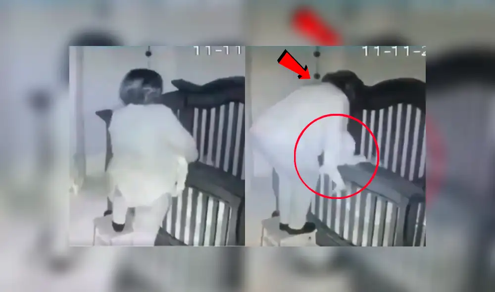 Youtube viral: Abuela intenta colocar a su nieto en la cuna y sufre terrible accidente [VIDEO]