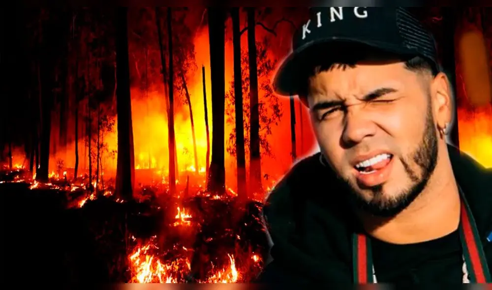 Anuel AA, Instagram, incendio forestal, Australia