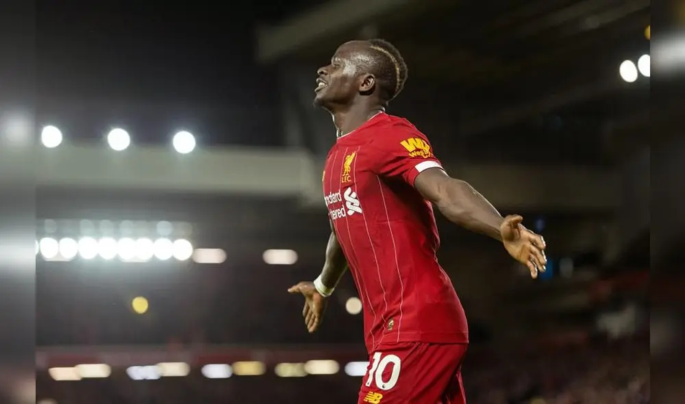 Sadio Mané anotó el 2-0 para Liverpool. Foto: EFE.
