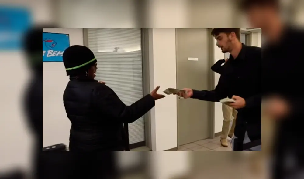 MrBeast aclaró que sus ‘clientes’ recibieron el dinero en cheque por motivos de seguridad. Foto: captura MrBeast aclaró que sus ‘clientes’ recibieron el dinero en cheque por motivos de seguridad. Foto: captura