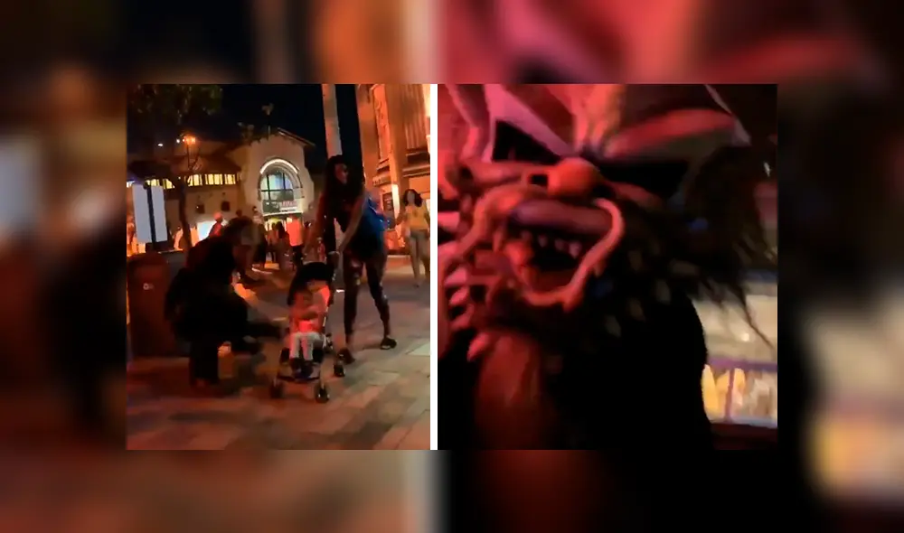 En Facebook, un hombre no tuvo mejor idea que usar un aterrador disfraz para espantar a los pequeños en la calle. En Facebook, un hombre no tuvo mejor idea que usar un aterrador disfraz para espantar a los pequeños en la calle.