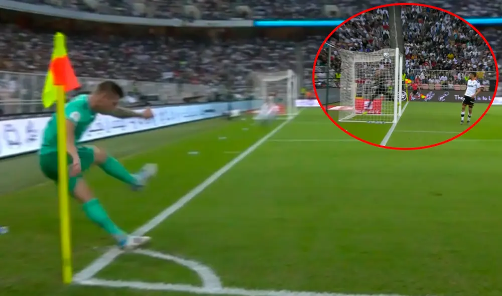 Toni Kroos marcó un golazo olímpico en el Real Madrid vs. Valencia por la semifinal de la Supercopa de España.