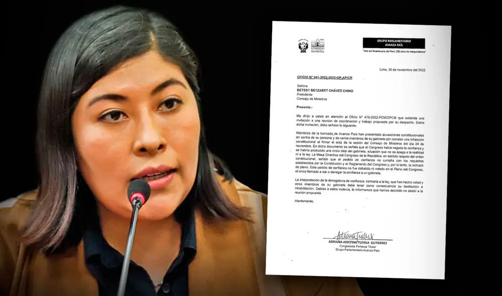 Betssy Chávez convocó a voceros de las bancadas del Congreso para que exista un diálogo ente el Ejecutivo y Legislativo. Foto: composición Fabrizio Oviedo/La República Betssy Chávez convocó a voceros de las bancadas del Congreso para que exista un diálogo ente el Ejecutivo y Legislativo. Foto: composición Fabrizio Oviedo/La República