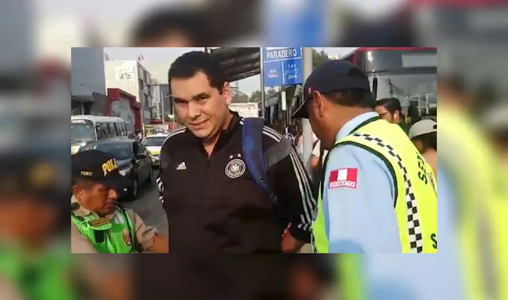 Sujeto quiso sobornar a los agentes ofreciéndoles 500 soles para que lo dejaran en libertad. (Foto: Municipalidad de Surco) Sujeto quiso sobornar a los agentes ofreciéndoles 500 soles para que lo dejaran en libertad. (Foto: Municipalidad de Surco)