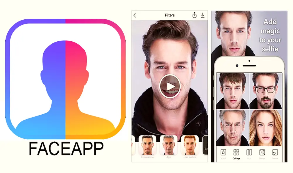 Aplicación está disponible para iPhone y Android. Foto: FaceApp