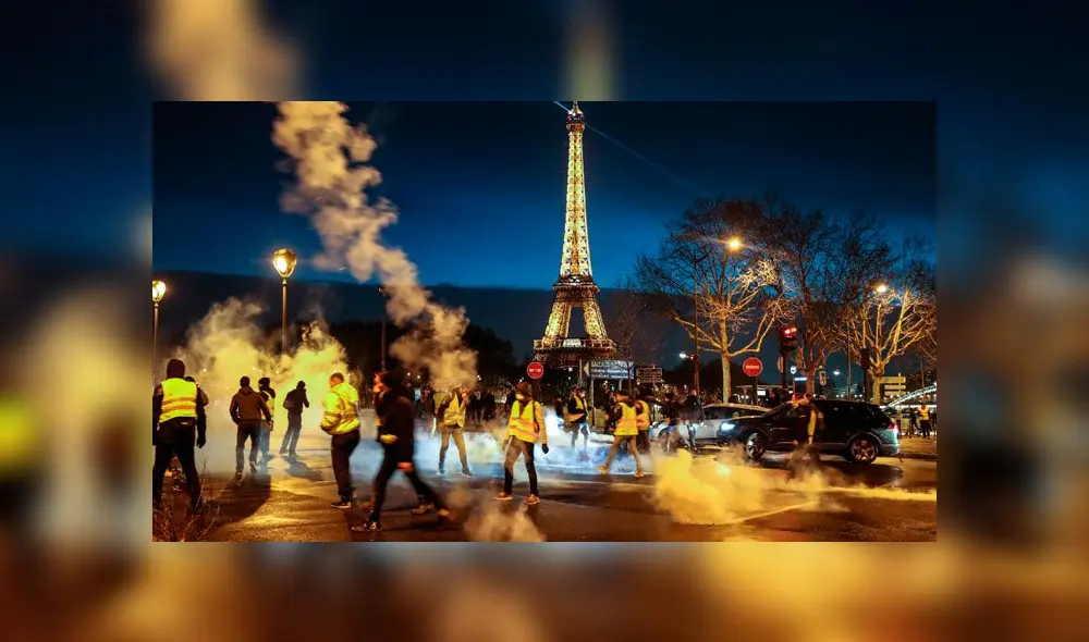 Francia: reducirían impuestos tras protestas de chalecos amarillos [FOTOS]
