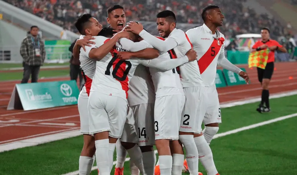 Kevin Quevedo anotó el primer gol de Perú en el fútbol masculino de los juegos Panamericanos 2019. | Foto: @SeleccionPeru Kevin Quevedo anotó el primer gol de Perú en el fútbol masculino de los juegos Panamericanos 2019. | Foto: @SeleccionPeru