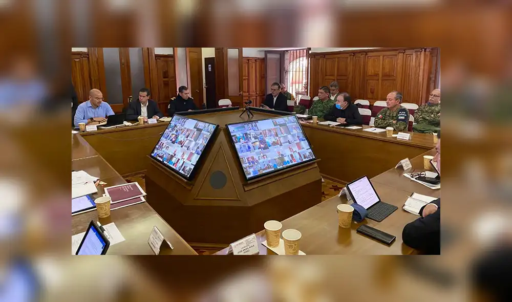 Videollamada gobernadores de México por coronavirus. Foto: Twitter/@AlfonsoDurazo. Videollamada gobernadores de México por coronavirus. Foto: Twitter/@AlfonsoDurazo.