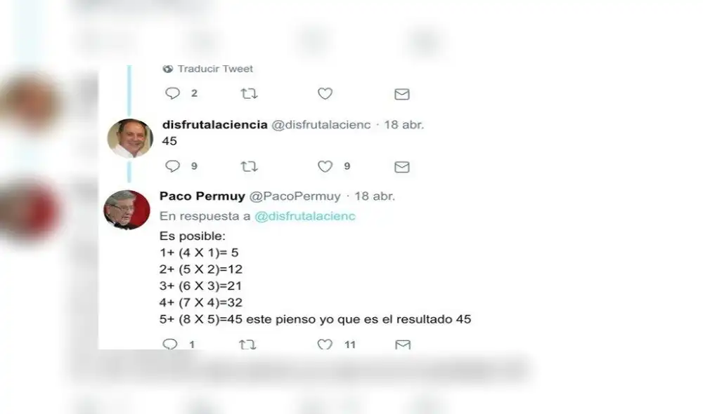 Desliza para ver los detalles de este reto matemático que causa furor en Facebook. Foto: Captura.