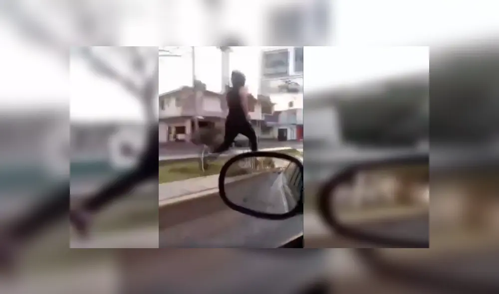 Grupo de amigos a bordo de un auto se percataron de la lentitud del corredor y lo trataron de animar con un gracioso gesto que se ha hecho viral en Facebook Grupo de amigos a bordo de un auto se percataron de la lentitud del corredor y lo trataron de animar con un gracioso gesto que se ha hecho viral en Facebook