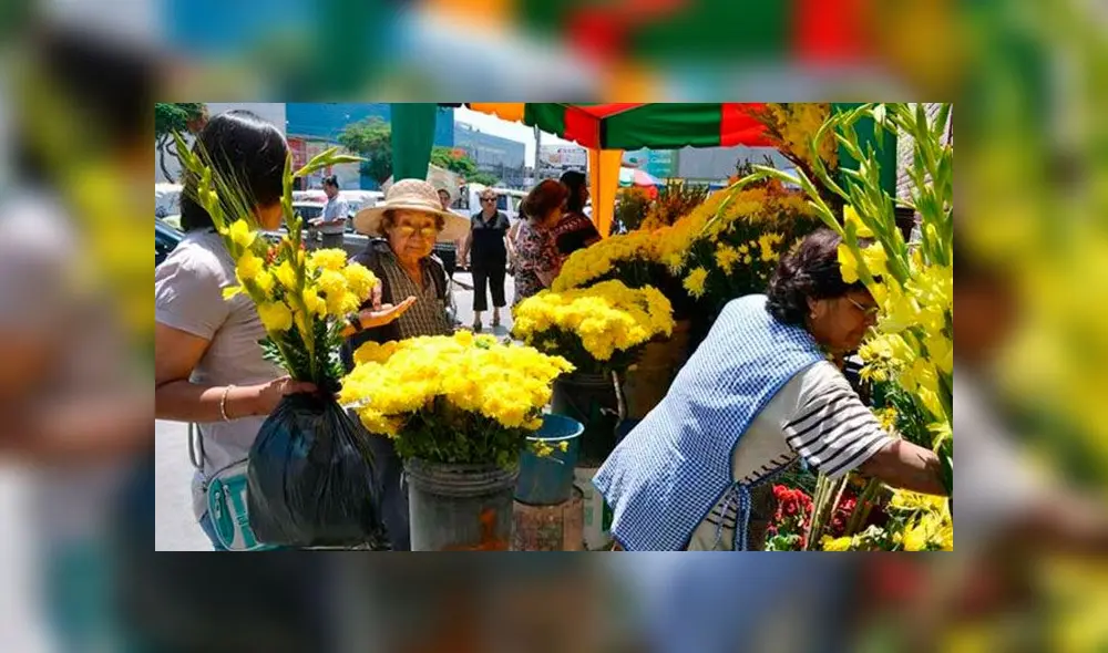 Las flores amarillas sonutilizadas en rituales para recibir el Año Nuevo. Foto: Andina Las flores amarillas sonutilizadas en rituales para recibir el Año Nuevo. Foto: Andina