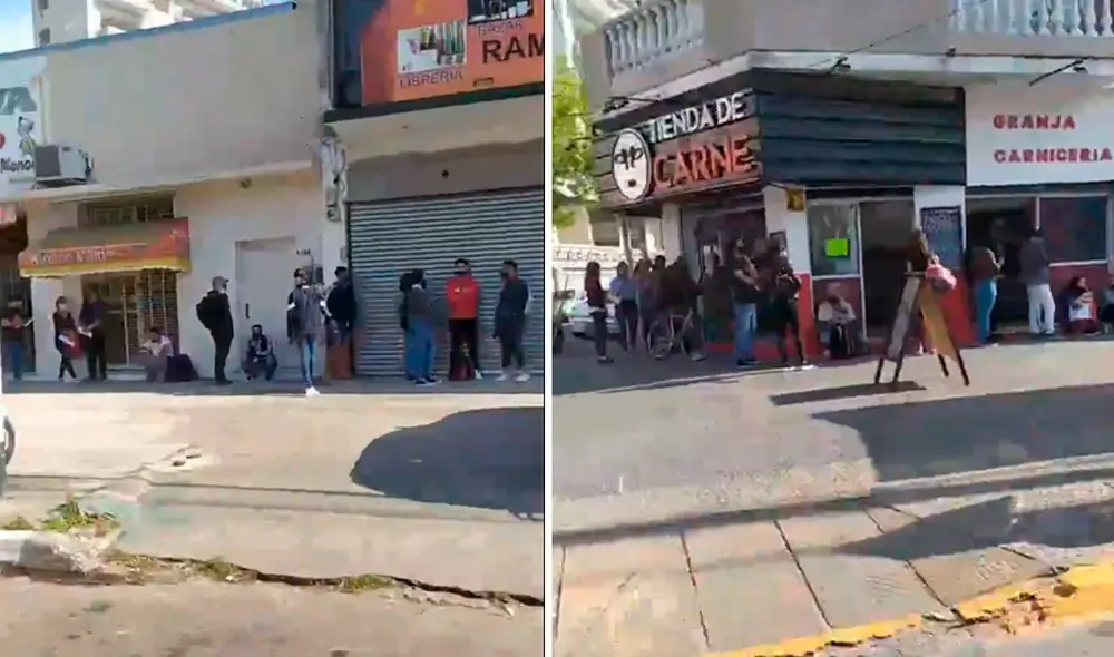 Debido a la cantidad de personas, las entrevistas empezaron antes de la hora pautada y se ampliaron hasta la madrugada. Foto: Captura de Twitter