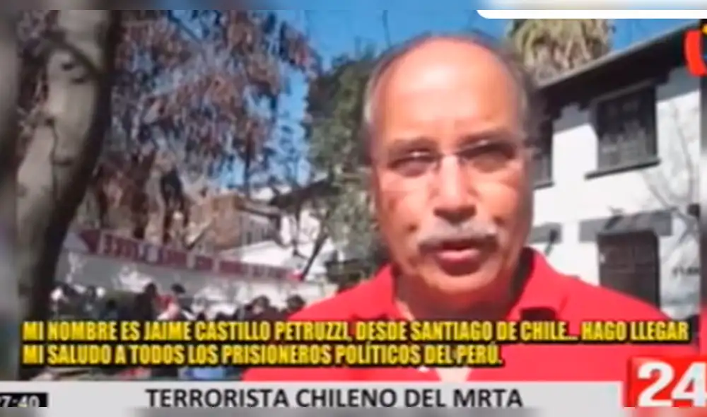Terrorista chileno del MRTA mandó mensaje prosenderista [VIDEO]