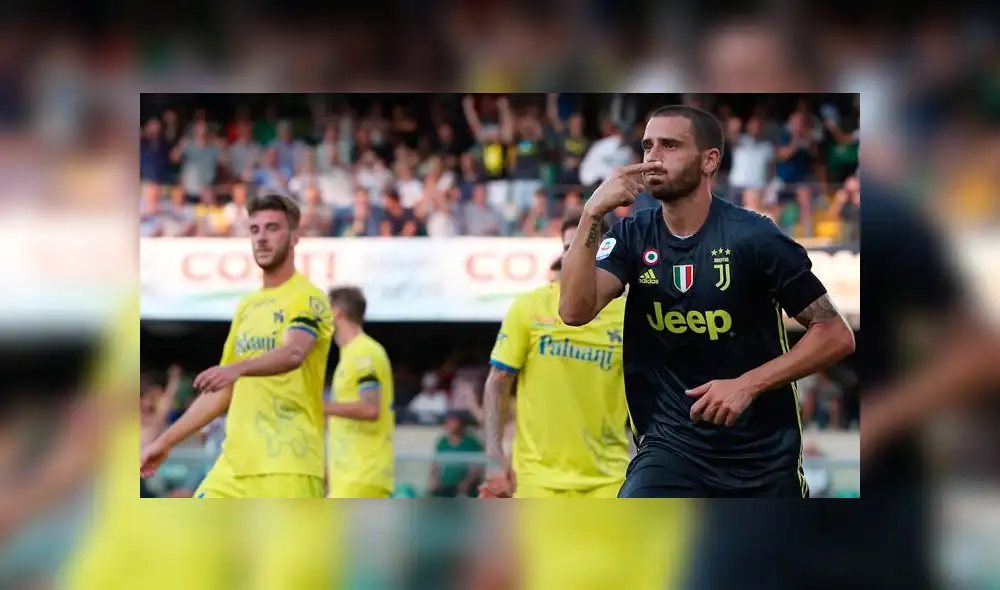Juventus vs. Chievo Verona: gol de Bonucci para el 2-2 [VIDEO]