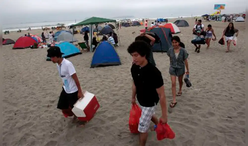 Cinco playas para acampar este 1 de enero. Créditos: Difusión.