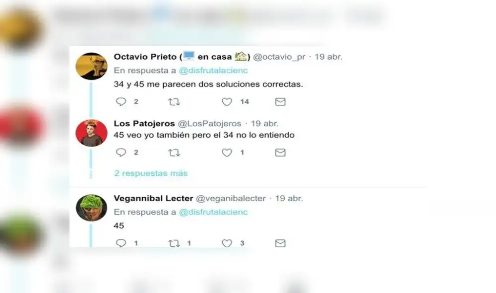 Desliza para ver los detalles de este reto matemático que causa furor en Facebook. Foto: Captura.