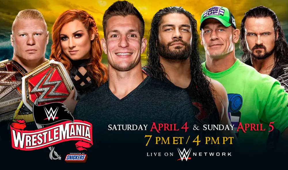 WWE Wrestlemania 36 se realizará este 4 y 5 de abril en Orlando, Florida. Foto: WWE