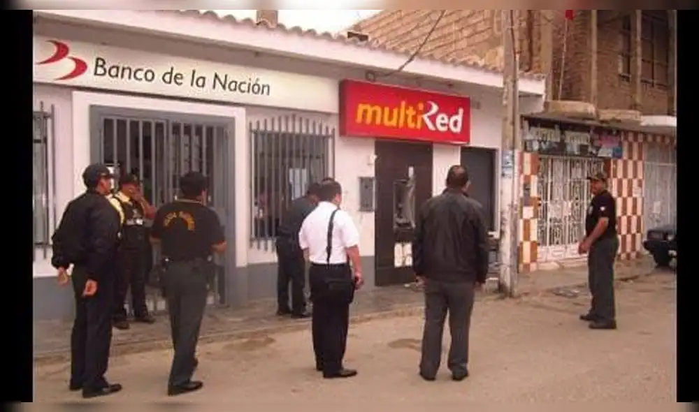 Asaltan en agencia del Banco de la Nación en La Libertad