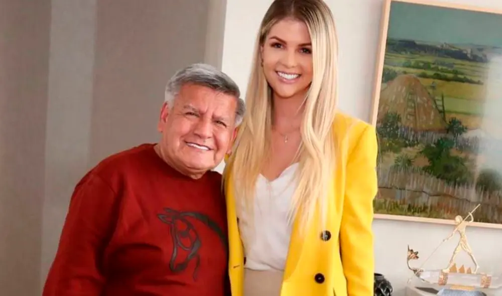 Brunella Horna y César Acuña siempre han mantenido una buena relación. Foto: Instagram Brunella Horna