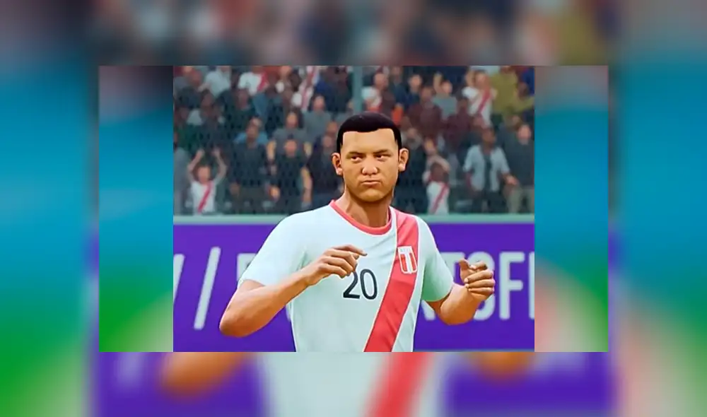 Así luce Edison Flores en FIFA 20.