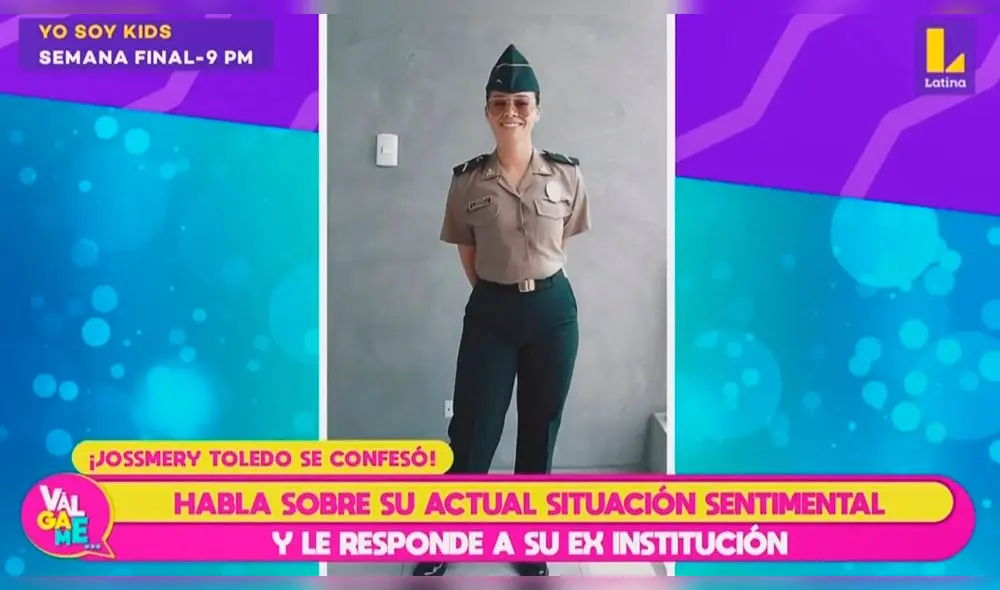 Jossmery Toledo cuenta mala experiencias tras ser retirada de la PNP. Foto: Captura