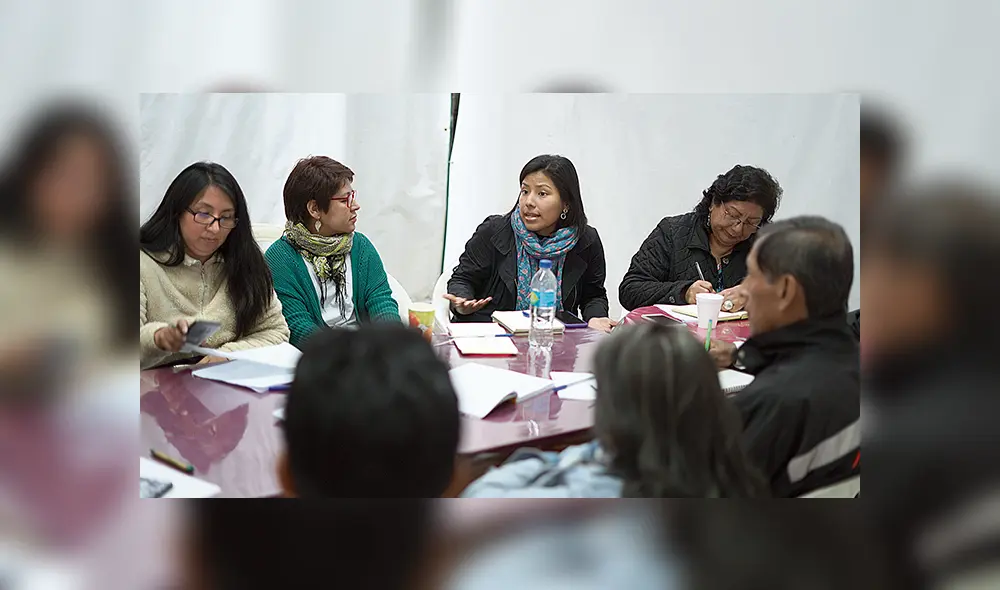 Discrepante. Indira Huilca acudió a la reunión de Nuevo Perú pero se retiró antes de la firma del acuerdo.